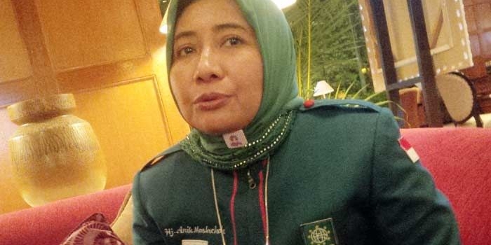 Sekretaris Fraksi PKB DPRD Jatim Anik Maslachah.