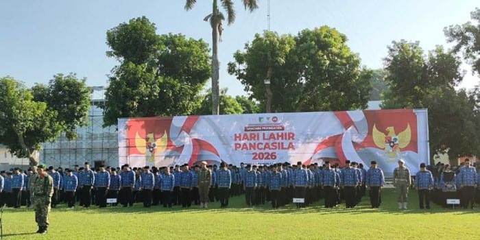 Upacara Hari Lahir Pancasila 2026 di Kabupaten Kediri. Foto: Ist