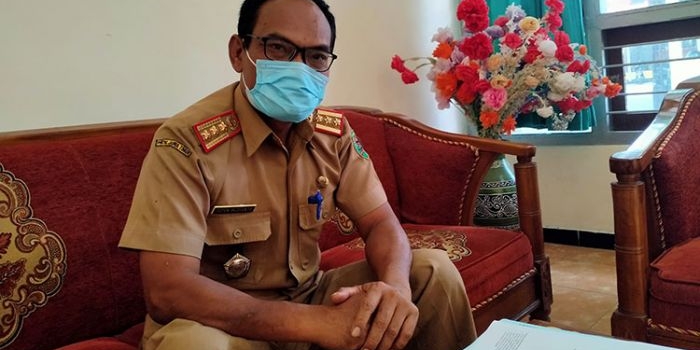 Kepala Dinas Pendidikan Pemuda dan Olahraga Kabupaten Trenggalek, Drs. Totok Rudijanto, M.M. (foto: HERMAN/ BANGSAONLINE)