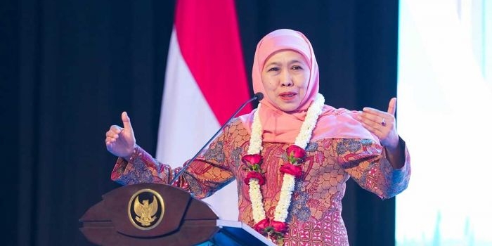 Gubernur Jawa Timur, Khofifah Indar Parawansa.