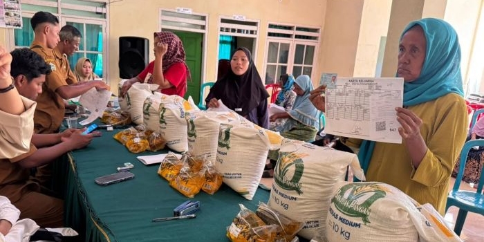 Penyaluran Bantuan Pangan di Gresik Dikebut