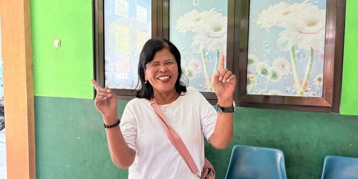 Salah satu peserta JKN dari Kabupaten Mojokerto, Alfiyah.