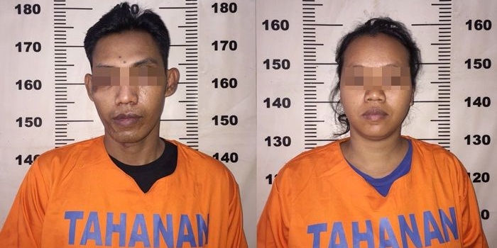 Pasutri pengedar sabu.