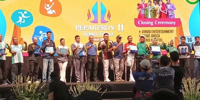 Para Atlet NPCI Kota Kediri yang berhasil meraih peringkat ke 4 Perpaprov. Foto: Ist.