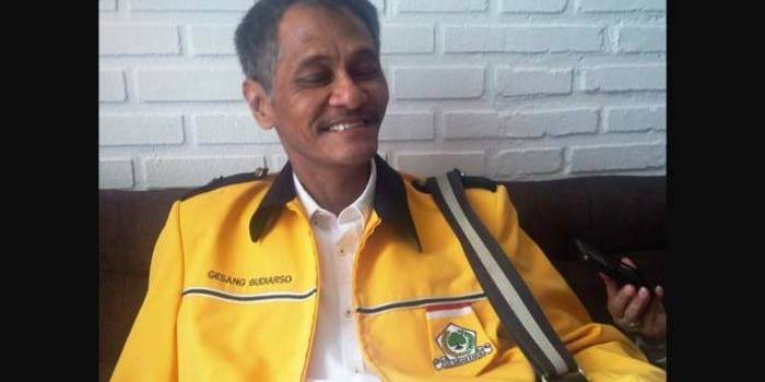 Gesang Budiarso, Sekertaris DPD Partai Golkar Jatim. 