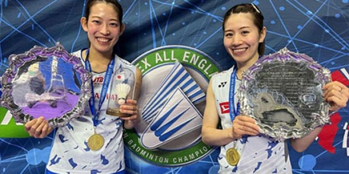 Pasangan Nami Matsuyama/Chiharu Shida dari Jepang raih juara All England 2022. 
