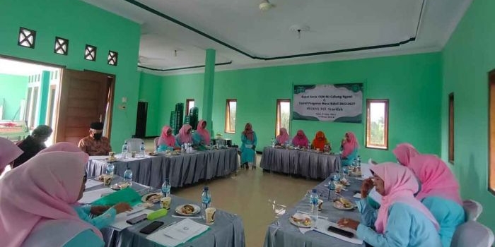 Kegiatan rapat kerja YKMNU Ngawi 