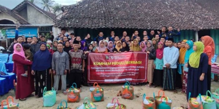 Baksos yang digelar Rutan Magetan di Dusun Templek, Desa Gonggang, Kecamatan Poncol, Kabupaten Madiun.