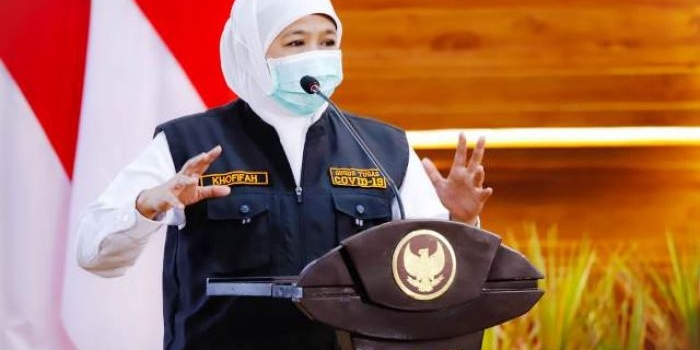 Gubernur Jatim Khofifah Indar Parawansa.