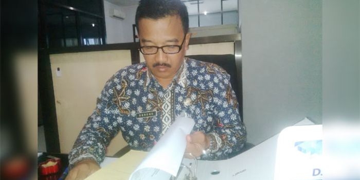 Kabid Anggaran dan Perbendaharaan BPKAD Pacitan. foto: YUNIARDI SUTONDO/ BANGSAONLINE