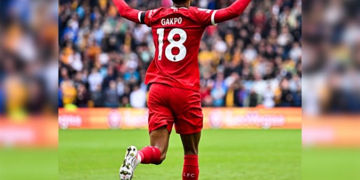 Cody Gakpo mencetak gol penyama bagi Liverpool di laga melawan Wolves