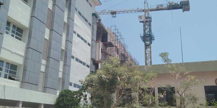 Gedung baru RSUD Dr. Koesma Tuban yang saat ini dalam tahap pembangunan.