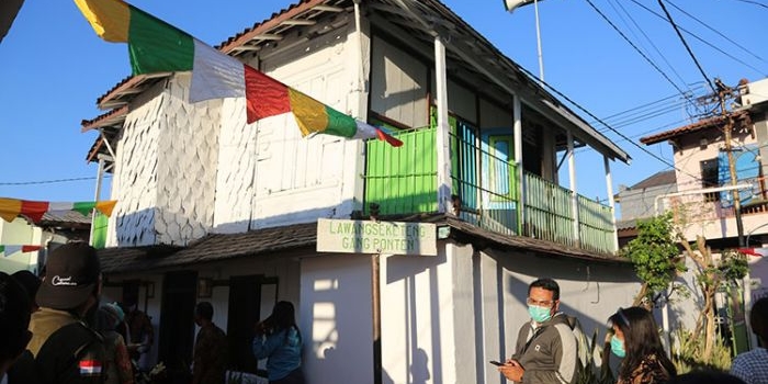 Bangunan Cagar Budaya Langgar Dukuh Kayu yang berada di Kampung Lawang Seketeng.