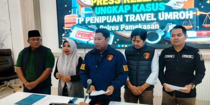 polres-pamekasan-gelar-rilis-kasus-travel-umrah-diduga-jemaah-hingga-rp10-miliar
