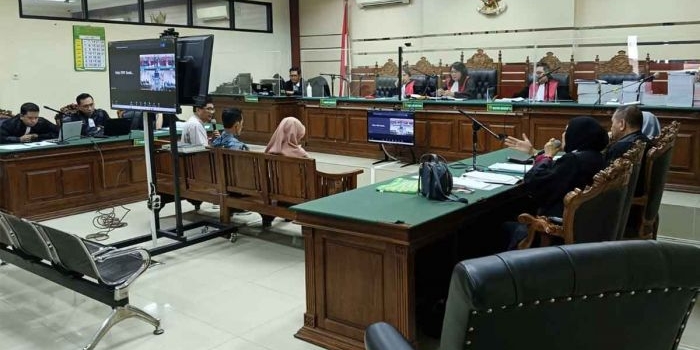 Sidang kasus pemotongan insentif ASN di BPPD Sidoarjo.