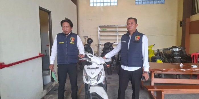 Barang bukti Honda Beat yang diamankan Polres Sampang dari tangan pelaku curanmor