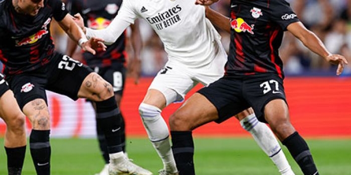 Real Madrid Vs RB Leipzig pada pertemuan pertama lalu