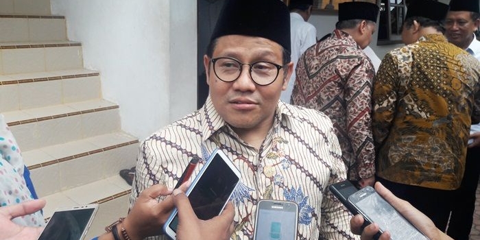 Cak Imin saat di Ponpes Walisongo. Foto: Mursidi/BANGSAONLINE