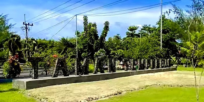 Salah satu ruang terbuka hijau atau RTH di Kota Kediri, Taman Tempurejo. Foto: Ist