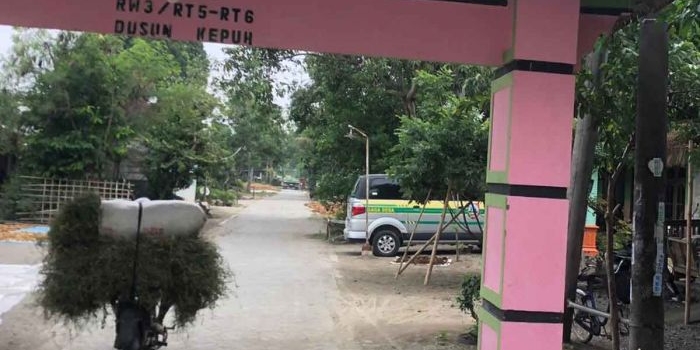 Kondisi MSD Desa Kampungbaru di salah satu rumah warga.