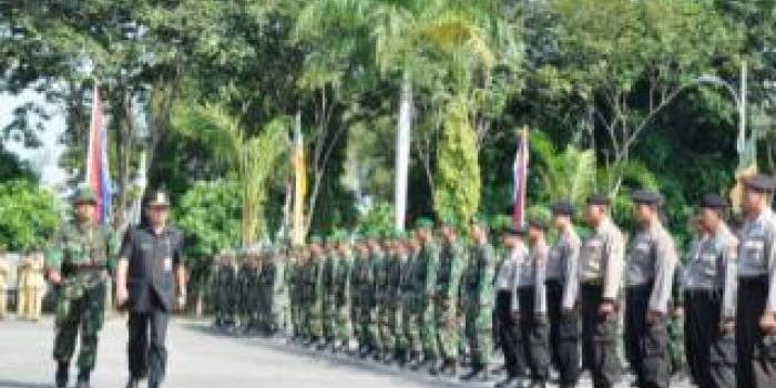 ?Upacara penutupan TNI Manunggald. foto:m shopii/BANGSAONLINE