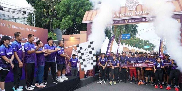 mataraman-qris-run-2025-wakil-wali-kota-kediri-harap-ekosistem-pembayaran-digital-meluas