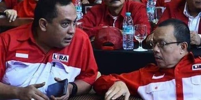 H. Roesman Ariansyah (kiri), Gubernur Lira Jatim.
