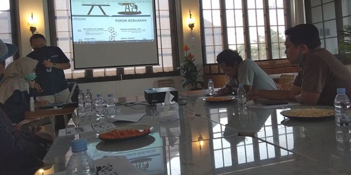 Pihak BPJS Kesehatan saat memberikan penjelasan.