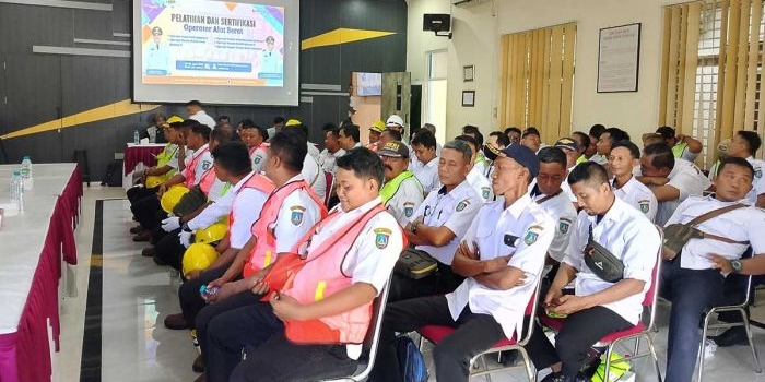Pelatihan di Aula Kantor DPUPR Jombang.