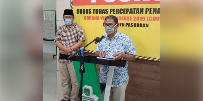Anang Saiful Wijaya, Jubir Gugus Tugas Percepatan Penanganan Covid-19 Kabupaten Pasuruan.