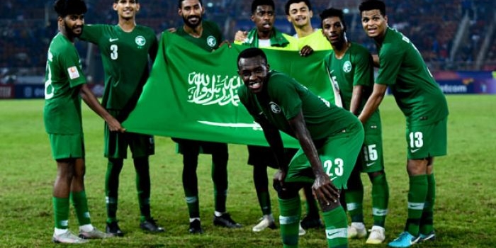 Arab Saudi saat merebut gelar juara Piala Asia U-23 2022 yang berlangsung di Uzbekistan. 