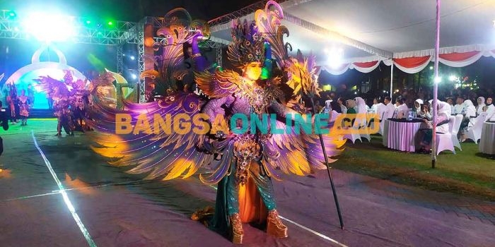 Peserta Jombang Culture Carnival 2023. Foto: AAN AMRULLOH/BANGSAONLINE