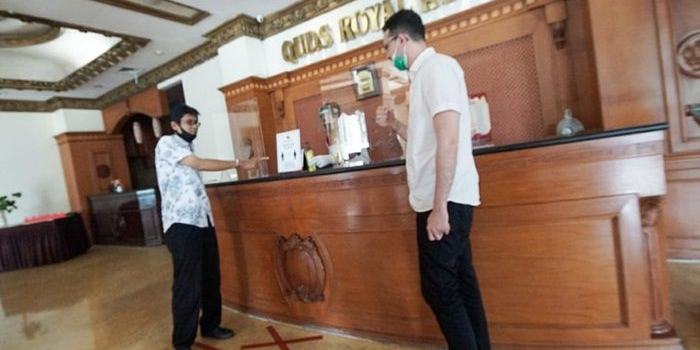 Quds Royal Hotel kembali beroperasi setelah beberapa waktu tutup karena pandemi Covid-19. foto: istimewa