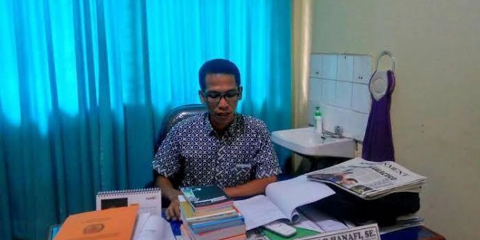 Komisioner KPU Jember Divisi Data dan Informasi, Ahmad Hanafi.