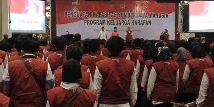 Wakil Ketua Komisi VIII DPR RI, Moekhlas Sidik, saat menghadiri penguatan kapasitas SDM PKH.