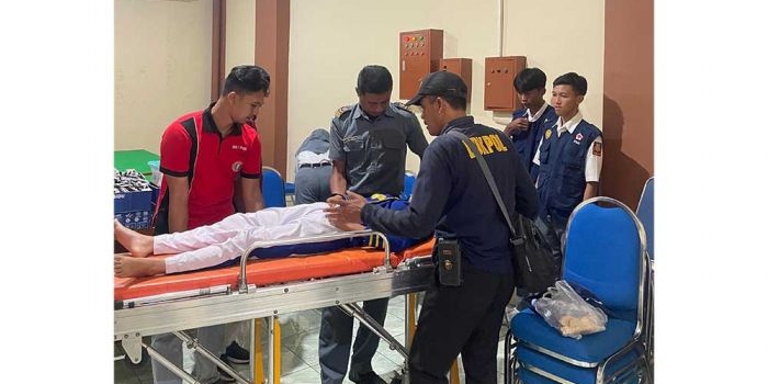 gercep-tangani-peserta-lomba-yang-sakit-dokpol-polres-madiun-kota-tuai-apresiasi