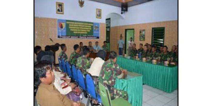 Acara sosialisasi dan penyuluhan bahaya narkoba, di Ruang Data Makodim 0815 Jl. Majapahit No. 1 Kota Mojokerto, Jawa Timur. foto: penrem/ bangsaonline