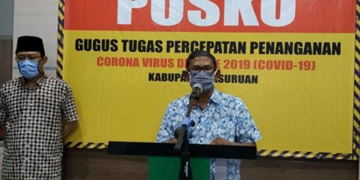 Wakil Sekretaris Gugus Tugas Percepatan Penanganan Covid-19 Kabupaten Pasuruan, Anang Saiful Wijaya.
