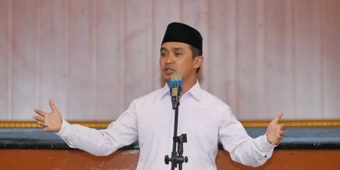 Wakil Wali Kota Pasuruan, Adi Wibowo saat memberikan sambutan di Pelatihan Digital Marketing untuk UMKM