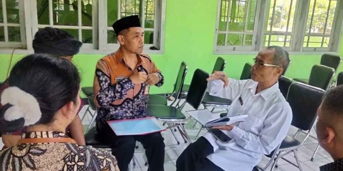 koordinasi-pengukuran-tanah-wakaf-kantah-kabupaten-pasuruan-gandeng-kemenag
