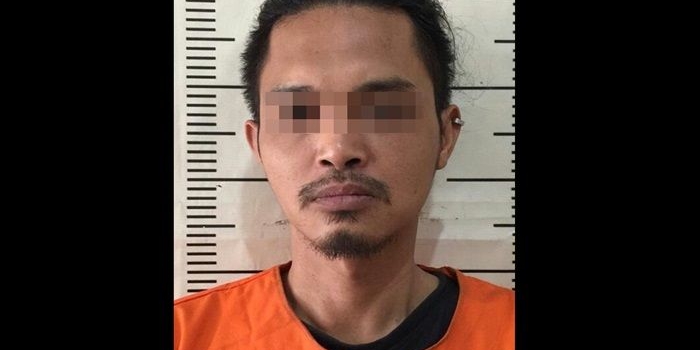 Tersangka Dedik Supriadi (35), warga Desa Randengan, Tanggulangin. 