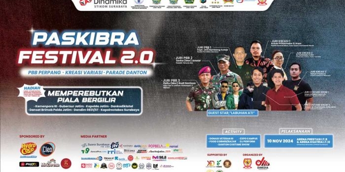 diikuti-62-tim-dari-berbagai-daerah-se-jatim-universitas-dinamika-gelar-paskibra-festival-2-0