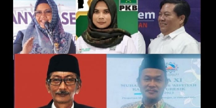 Dari atas, kiri ke kanan, Aminatun Habibah, Ufiq, Triputro, Markasim, serta Muhammad Thoha Mahsun. Foto: Ist.