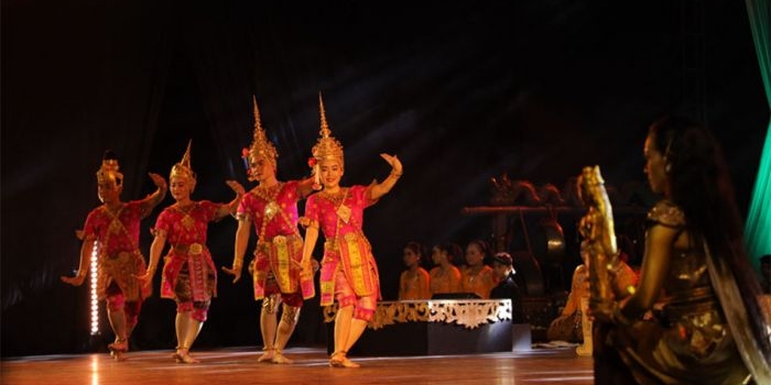 Salah satu penampilan dari kontingen Thailand. 