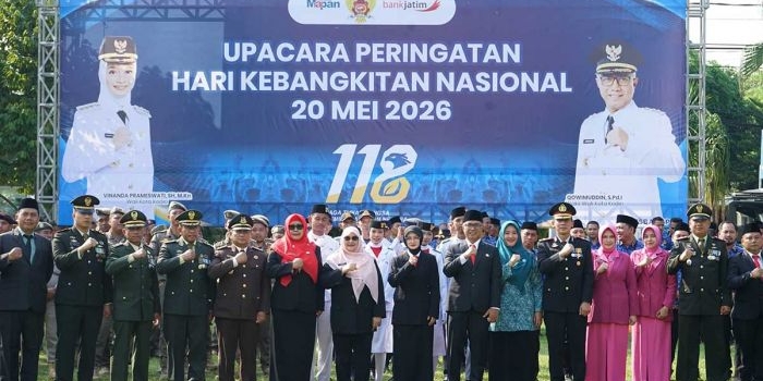 Peringatan Hari Kebangkitan Nasional ke-118 di Kota Kediri. Foto: Ist