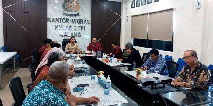 Penguatan tugas dan fungsi di Kantor Imigrasi Malang, Jumat (13/10/2023). Dok. Humas Kemenlumham Jatim