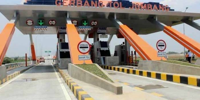 Gerbang tol yang sudah beroperasi untuk rute Jombang-Kediri