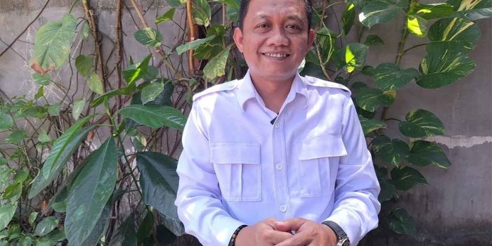 Ketua DPC Partai Gerindra Kota Kediri, Katino. 