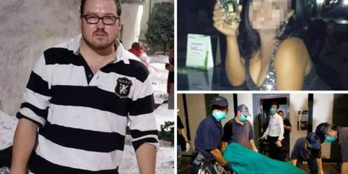 si pembunuh, Jutting, Jesse dan polisi saat melakukan evakuasi. foto:repro daily mirror