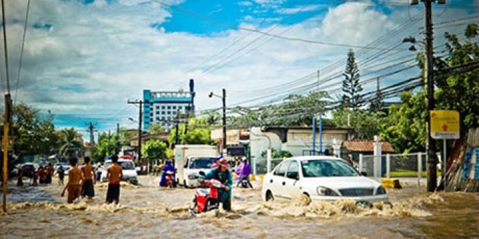 Ilustrasi banjir 